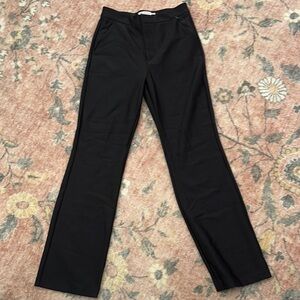 Good American Black Straight Leg Pants